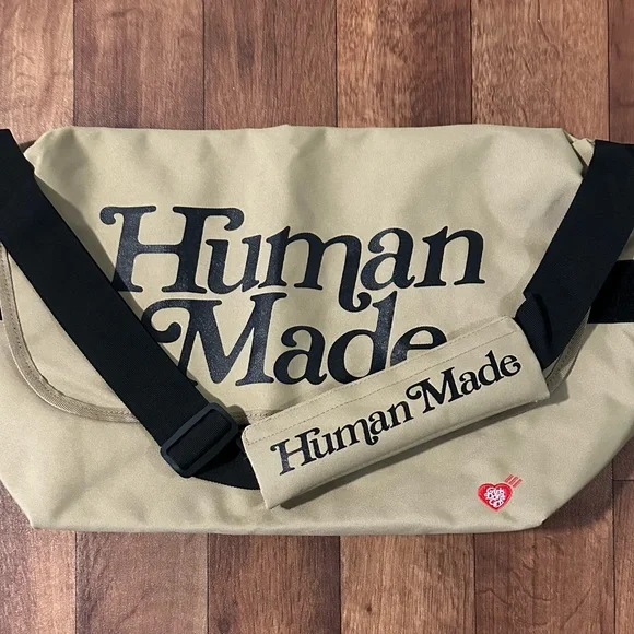 Human Made | Bags | Human Made Khaki One Shoulder Messenger Bag 